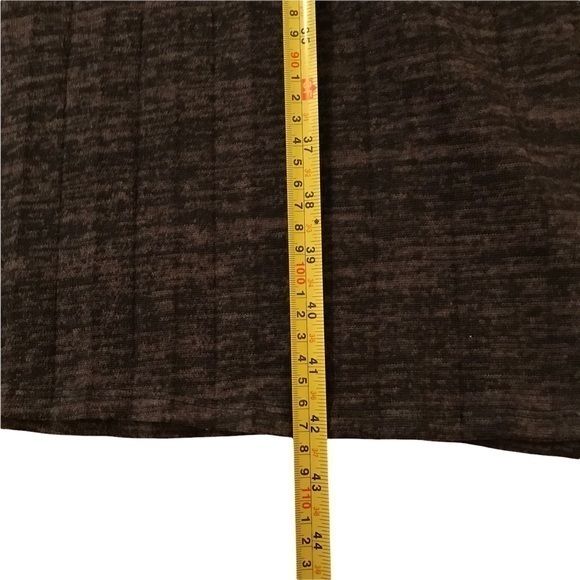 4. NWT Tacera tie neckline heather gray knife pleat long sleeves dress Size PS - Picture 9 of 10